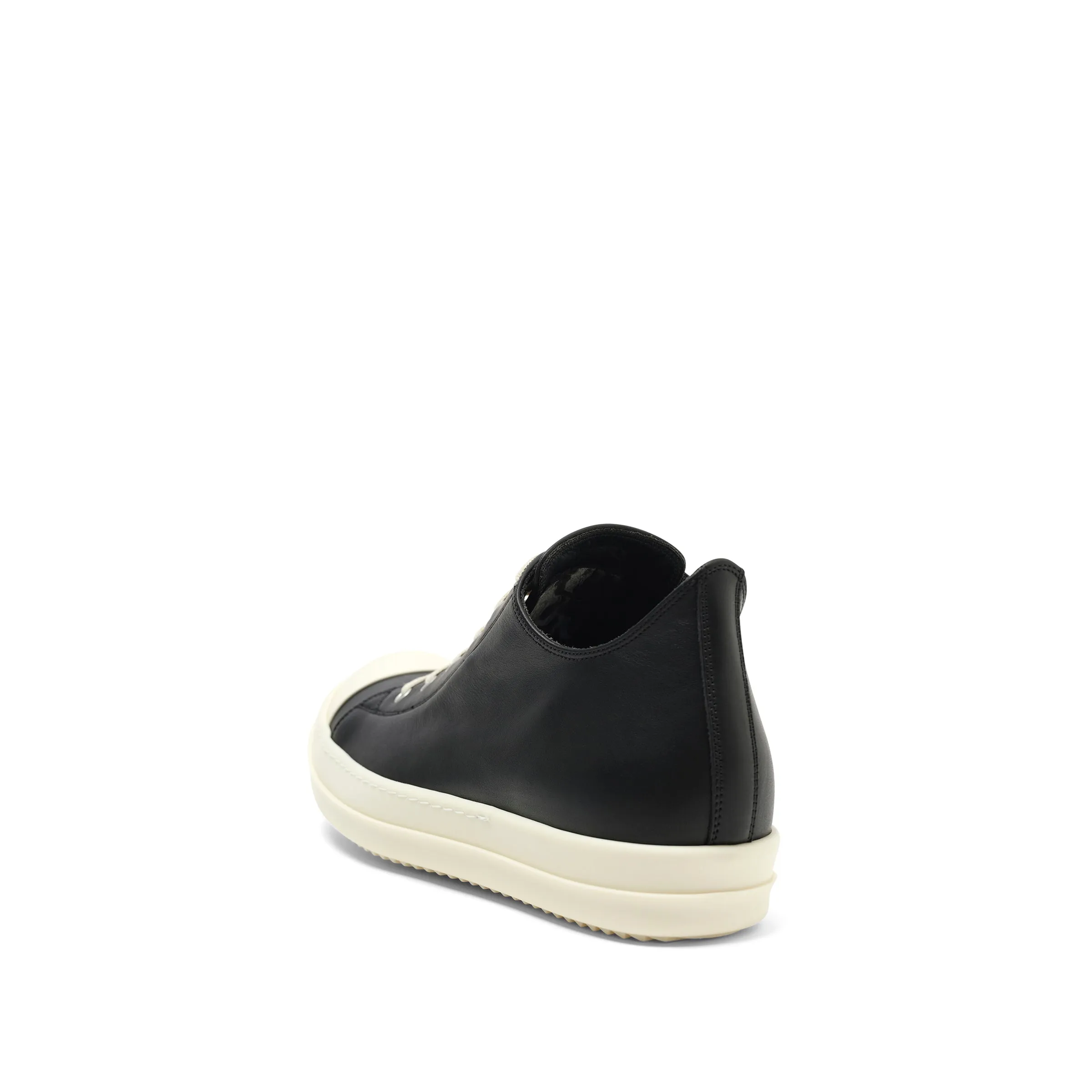 Full Grain Calf Low Sneaker in Black/Milk sold by MARAIS product image thumbnail 3