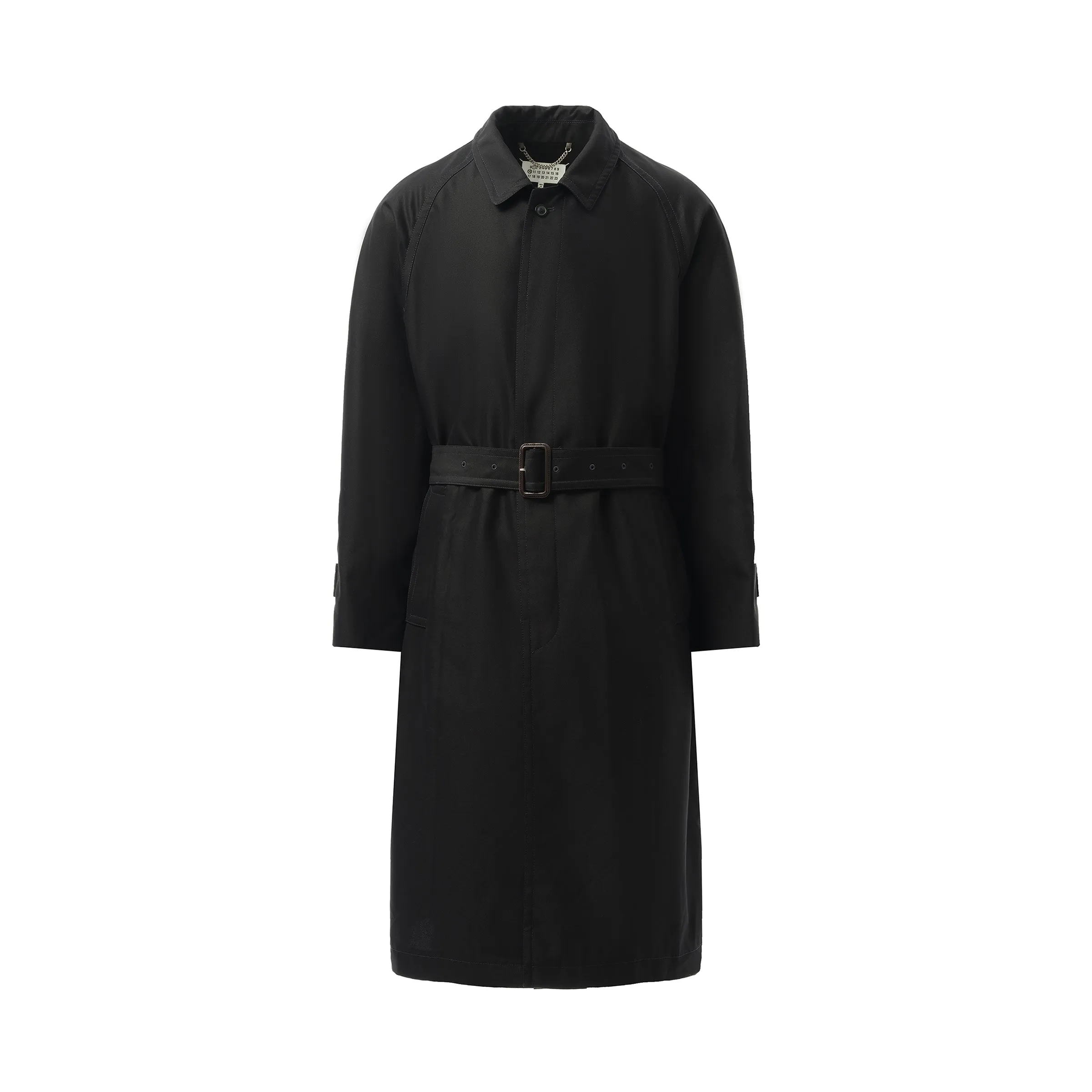Belted Trench Coat in Black sold by MARAIS product image thumbnail 2