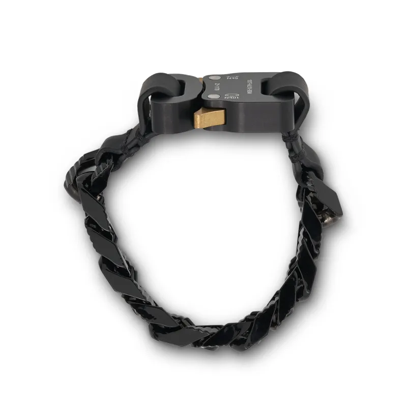 Coloured Chain Bracelet in Black sold by MARAIS