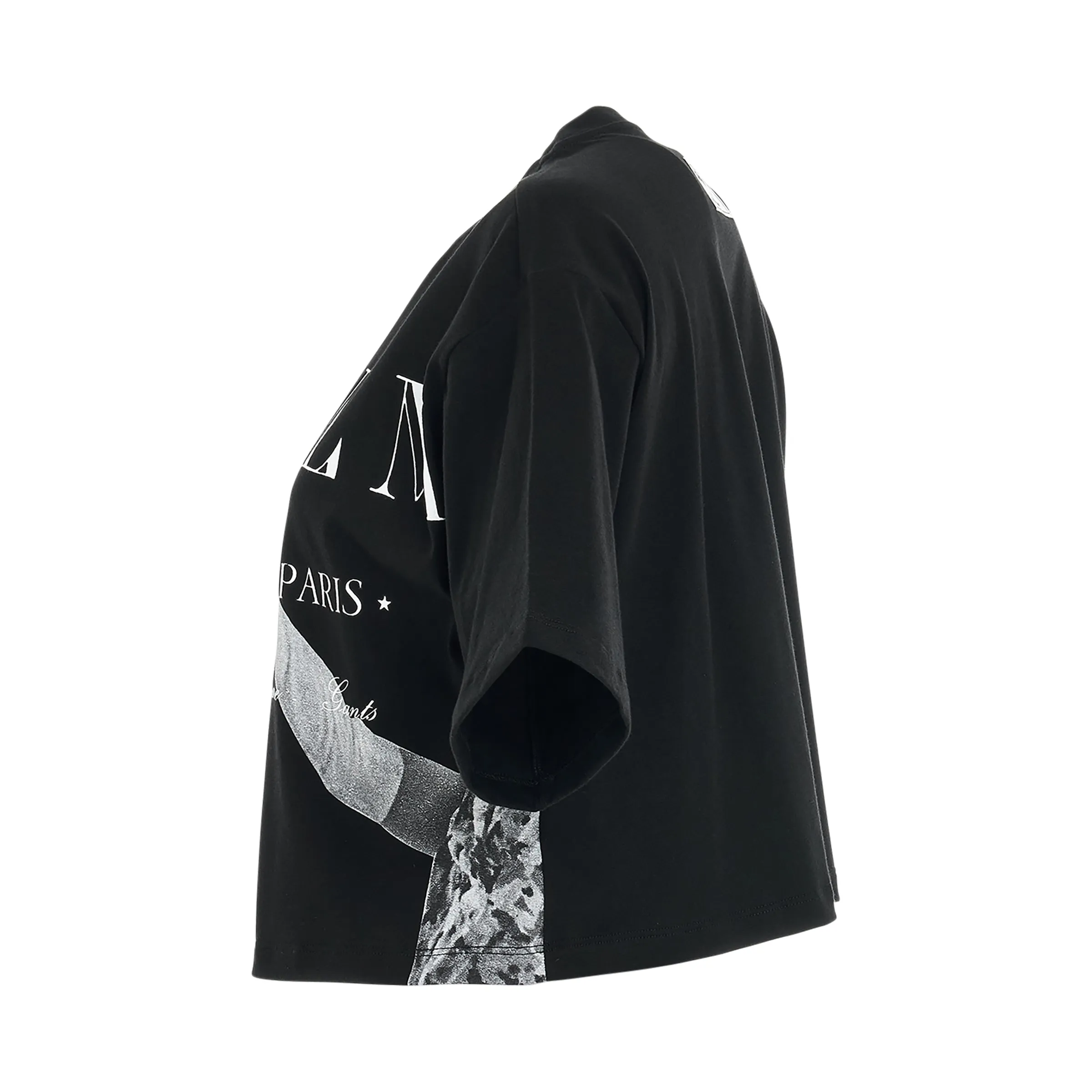 Jolie Madame Crop T-Shirt in Black sold by MARAIS product image thumbnail 3