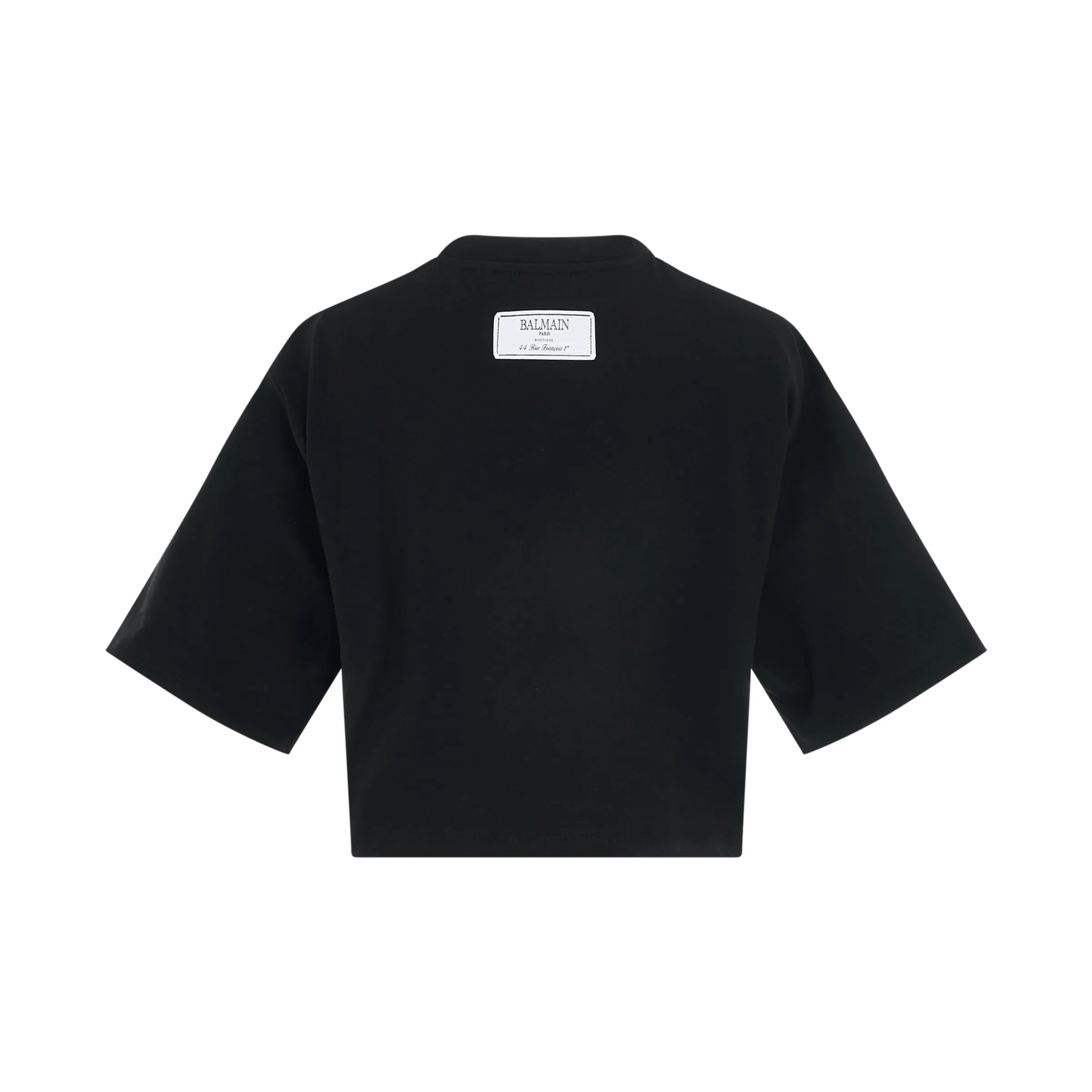Jolie Madame Crop T-Shirt in Black sold by MARAIS product image thumbnail 4