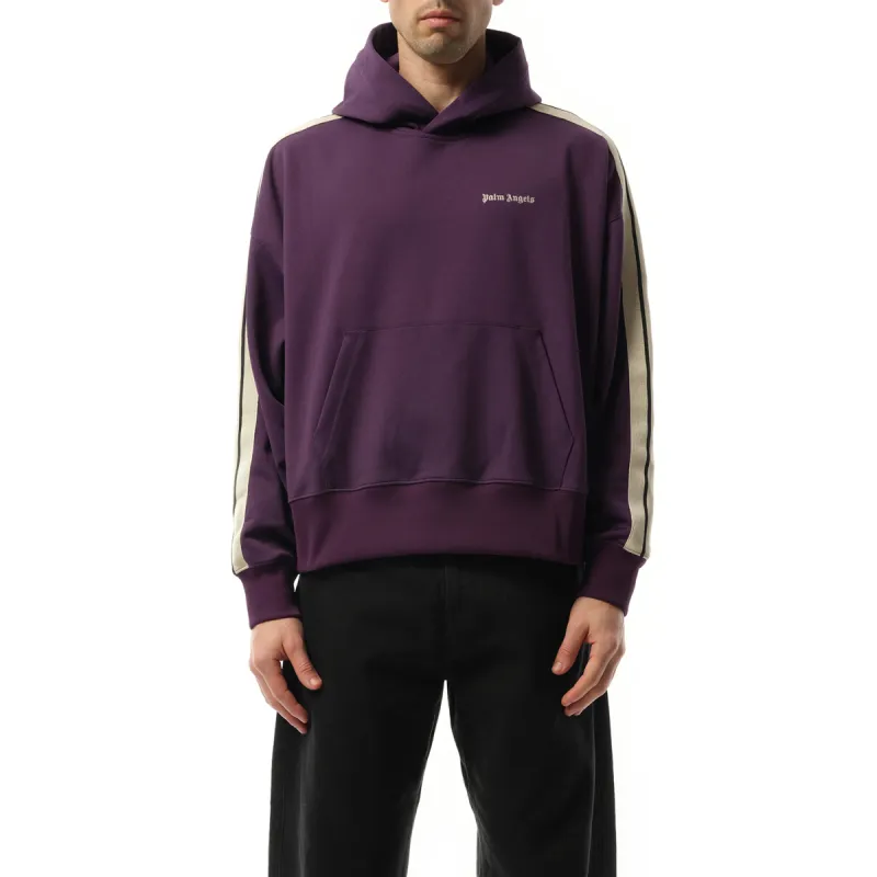 Classic Logo Track Hoodie in Dark Purple sold by MARAIS