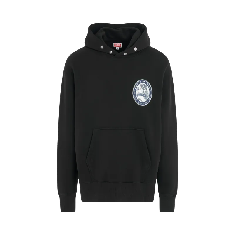 Tiger Patch Oversize Hoodie sold by MARAIS