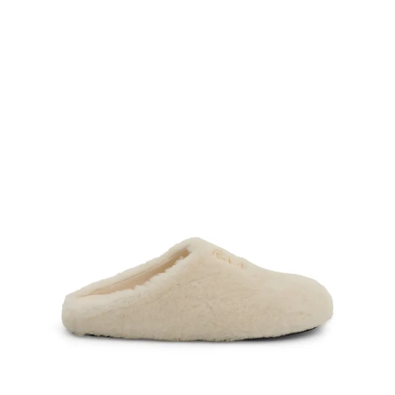 4G Shearling Slip On in Ivory sold by MARAIS