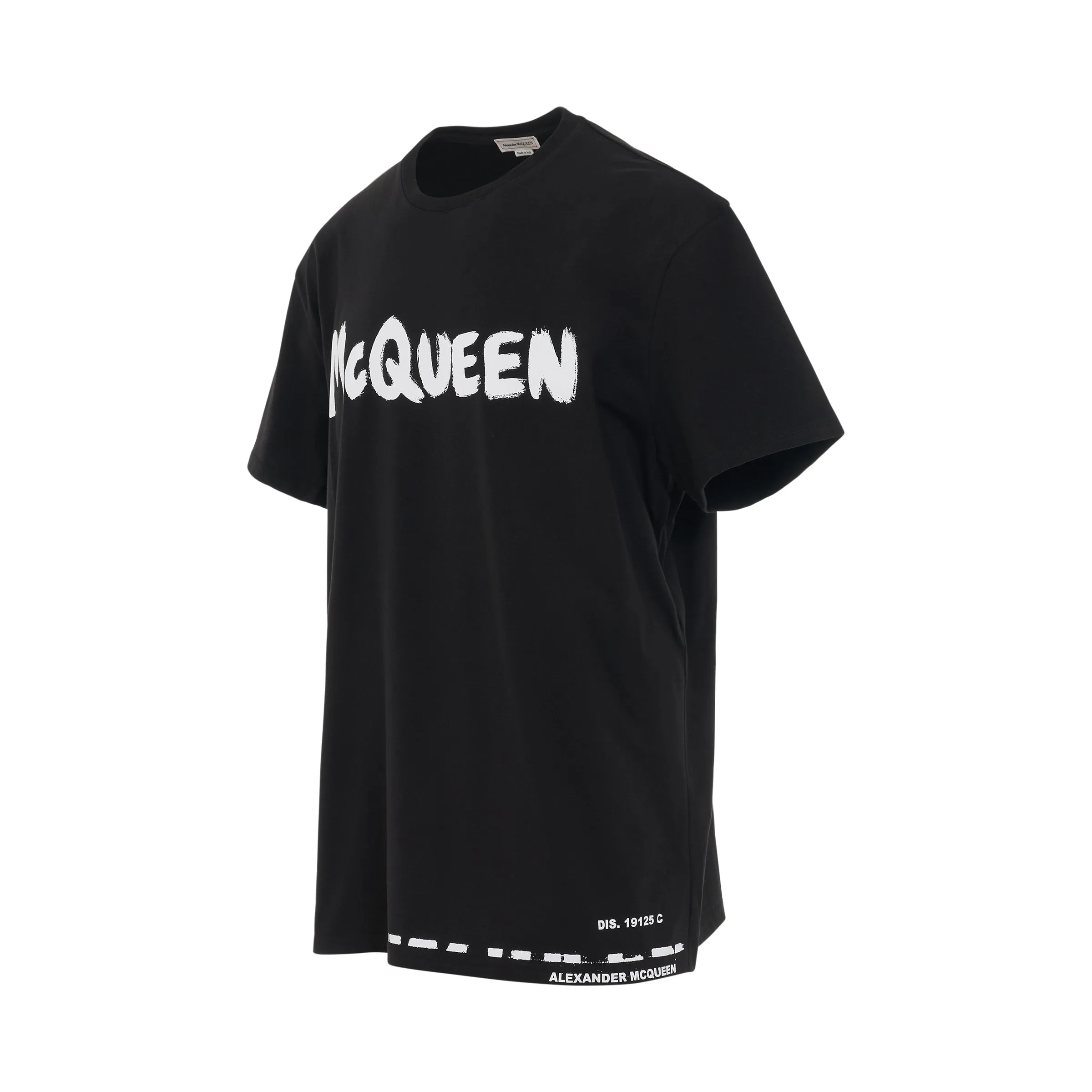 Graffiti Print Logo Long Sleeve T-Shirt in Black sold by MARAIS product image thumbnail 2