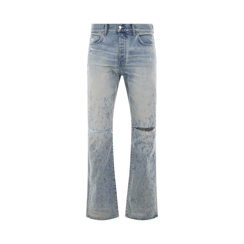 Shotgun Straight Jeans in Antique Indigo made by AMIRI