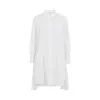 Cotton Poplin Dress in White sold by MARAIS