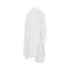 Cotton Poplin Dress in White sold by MARAIS