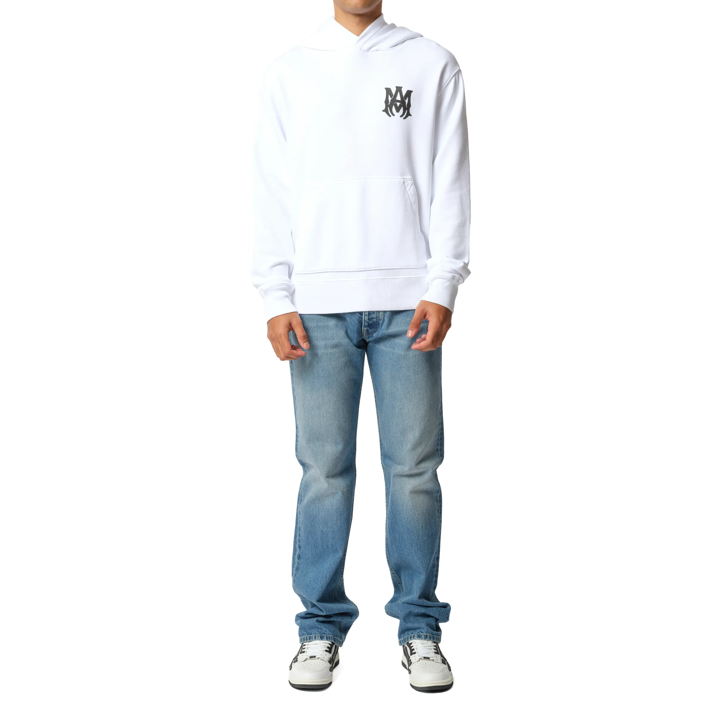 MA Core Logo Hoodie in White sold by MARAIS product image thumbnail 4
