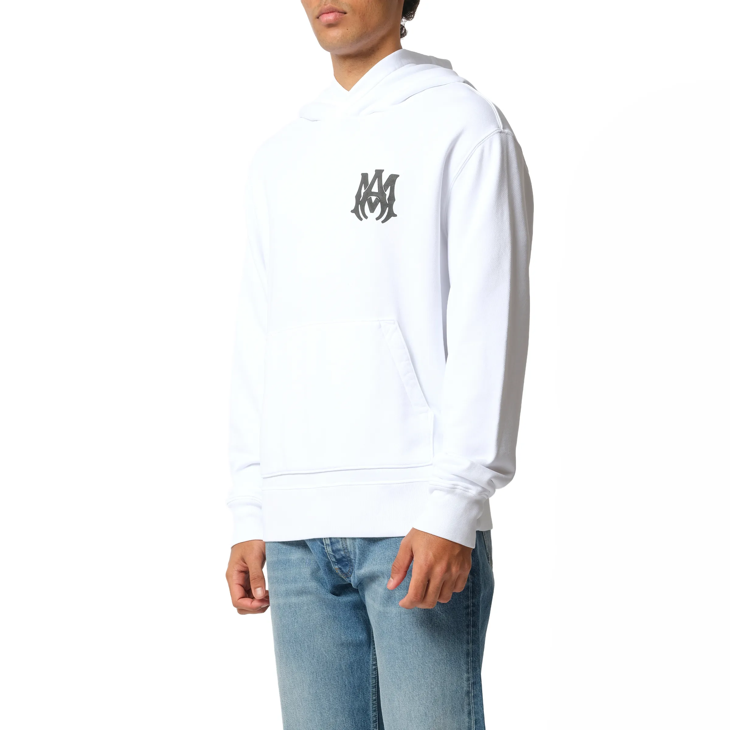 MA Core Logo Hoodie in White sold by MARAIS product image thumbnail 5