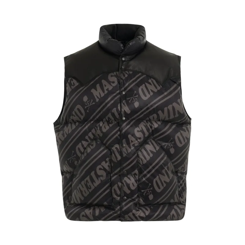 Mastermind World x Roarguns Vest in Black sold by MARAIS