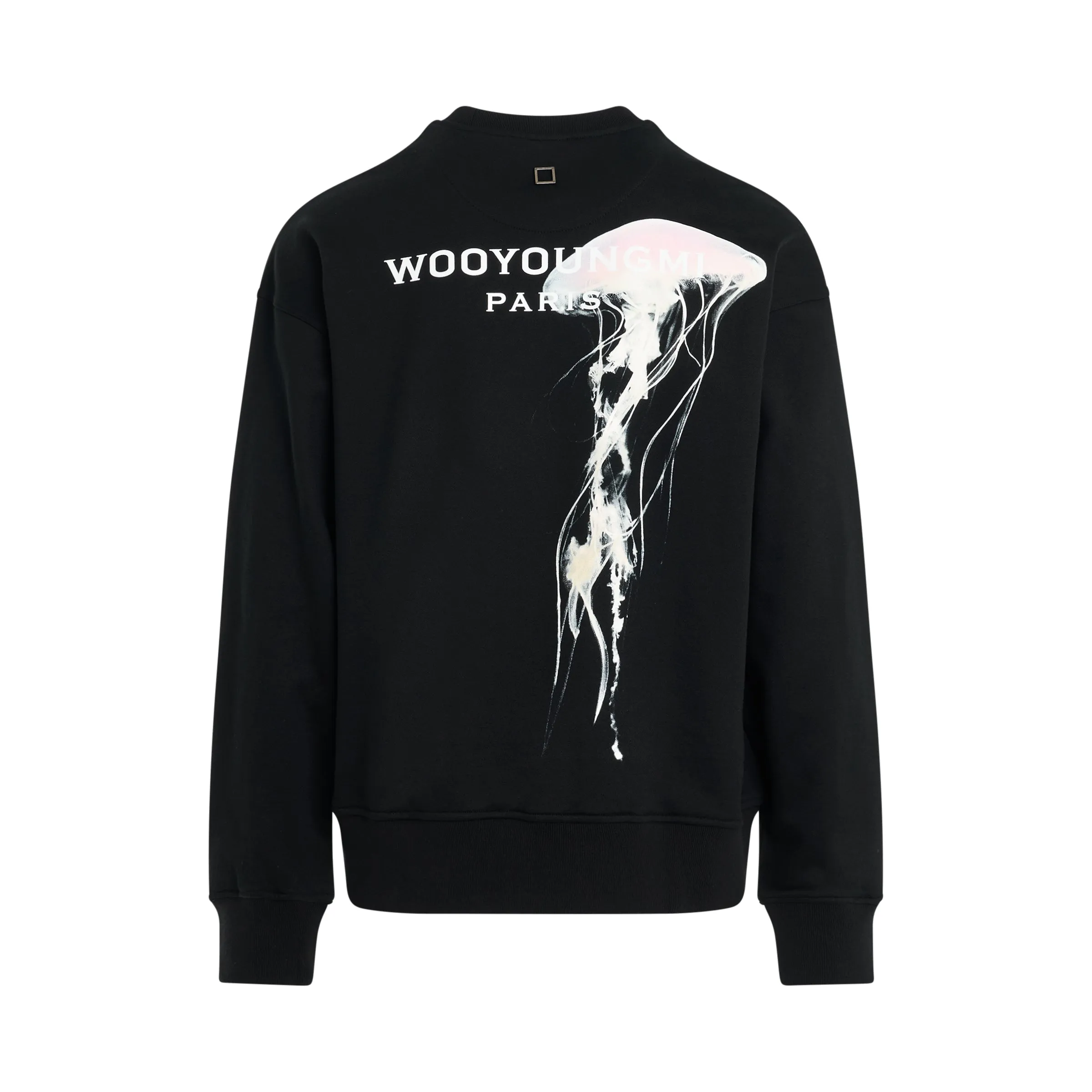 Glowing Jellyfish Print Sweatshirt in Black sold by MARAIS product image thumbnail 4
