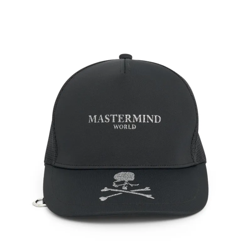 Skull Logo Cap in Black sold by MARAIS