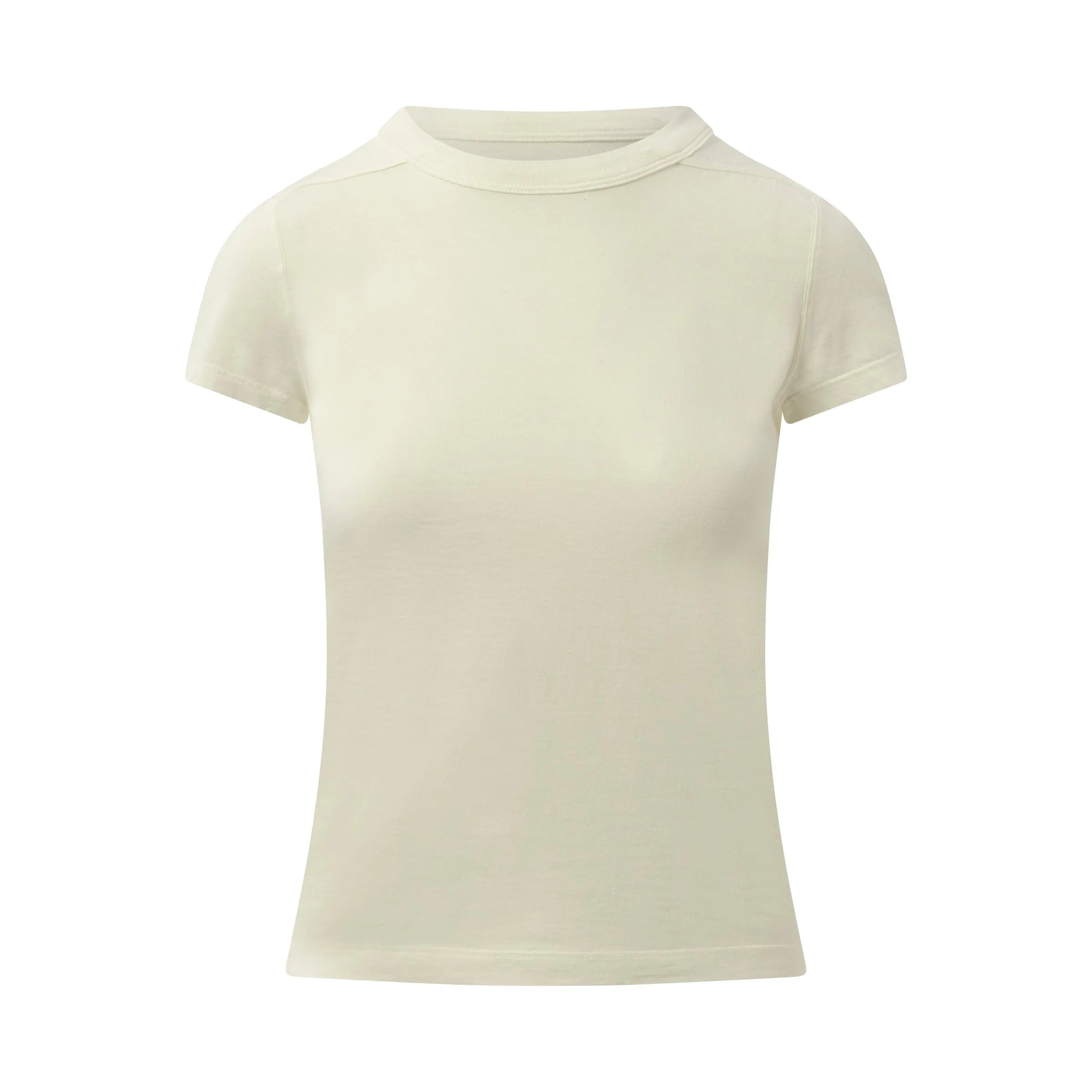 Cotton Jersey Cropped Level T-Shirt in Milk sold by MARAIS product image thumbnail 2