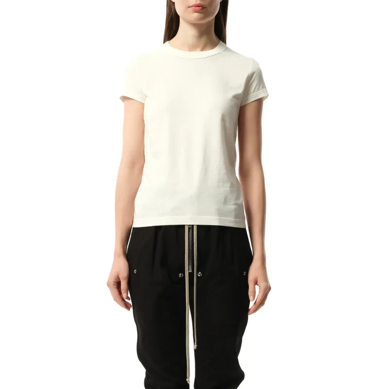 Cotton Jersey Cropped Level T-Shirt in Milk sold by MARAIS