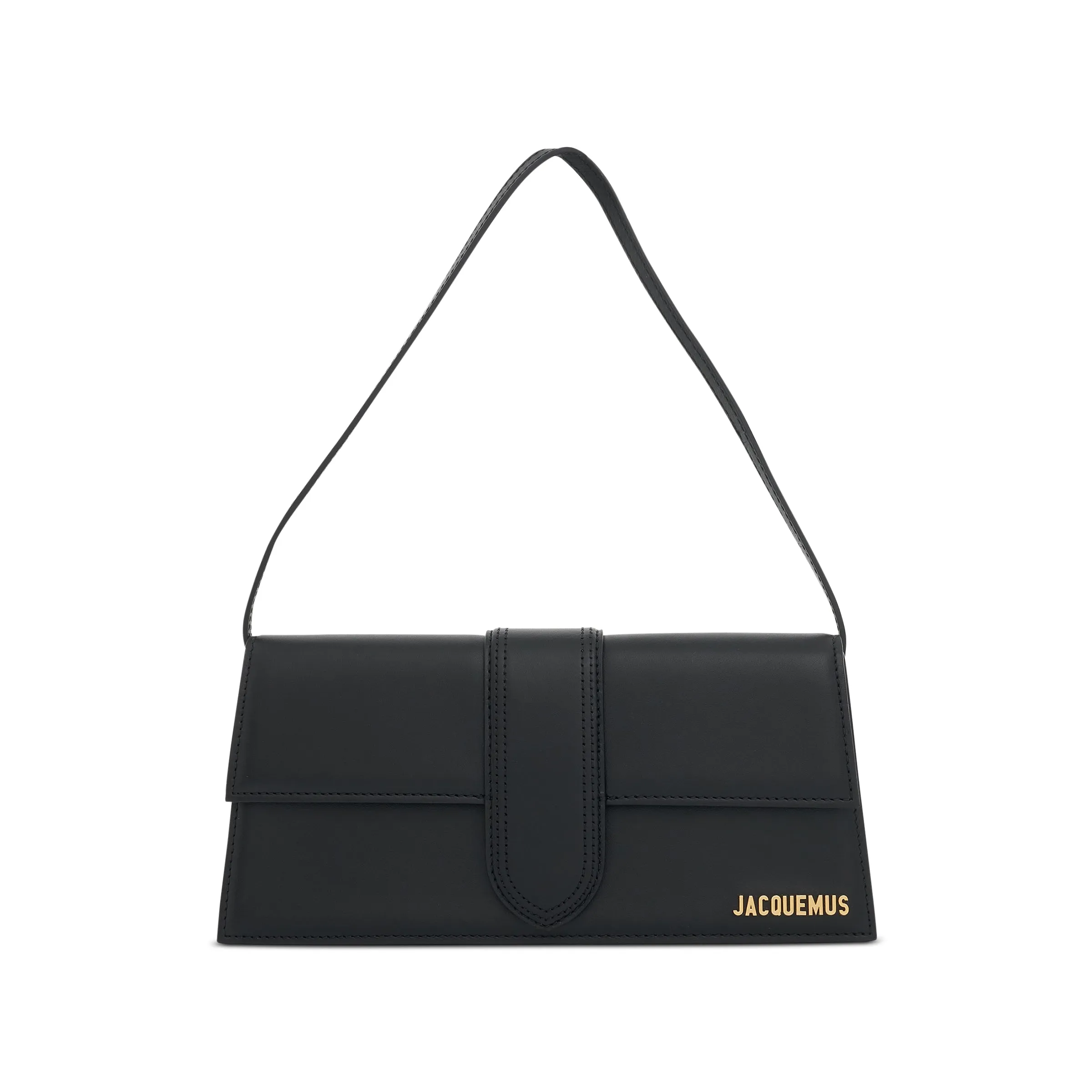 Le Bambino Long Leather Bag in Black sold by MARAIS