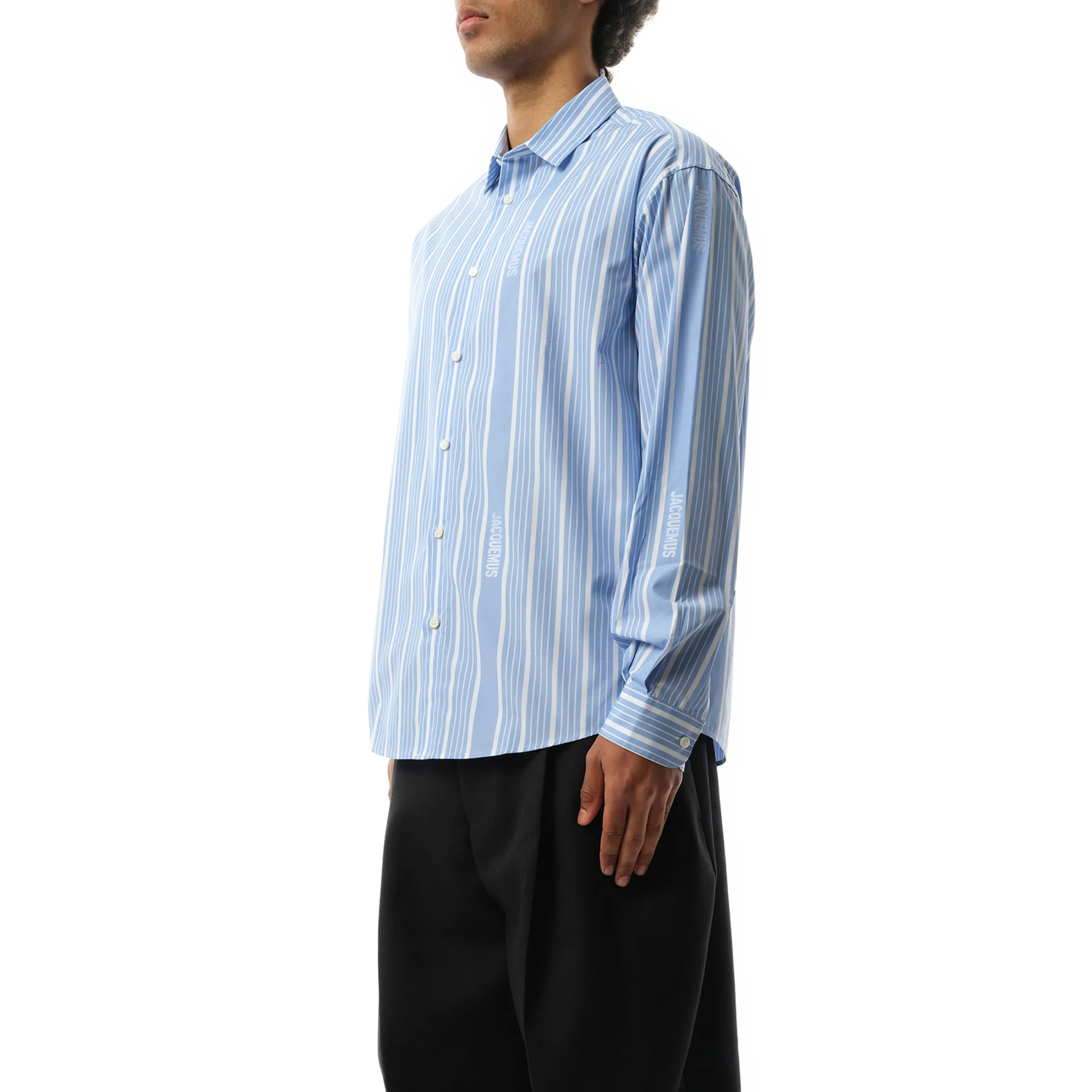 La Chemise Simon in Blue Stripe sold by MARAIS product image thumbnail 5