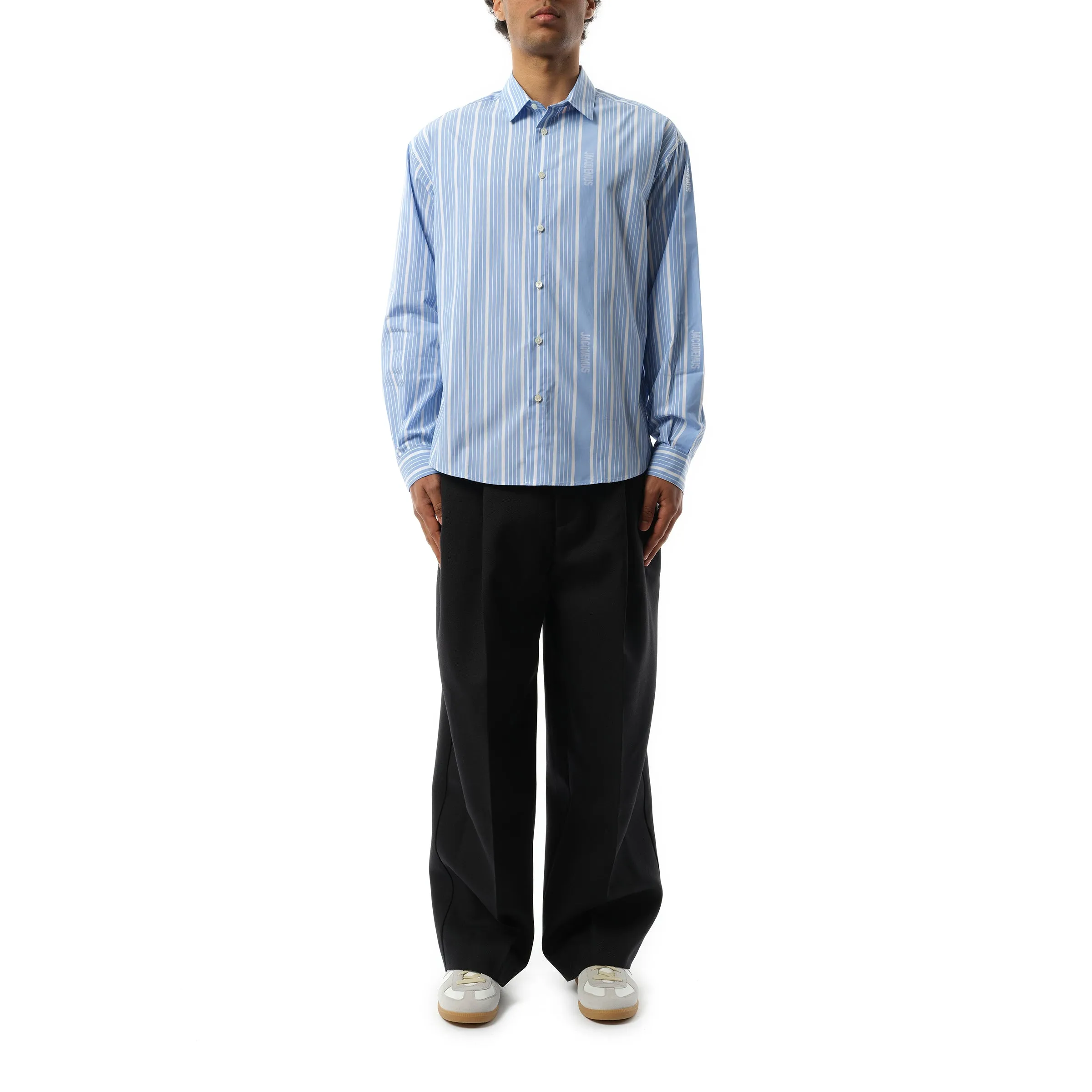 La Chemise Simon in Blue Stripe sold by MARAIS product image thumbnail 4