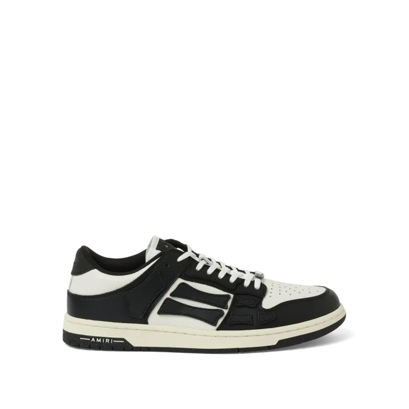 Skeleton Low Sneaker in Black/White sold by MARAIS