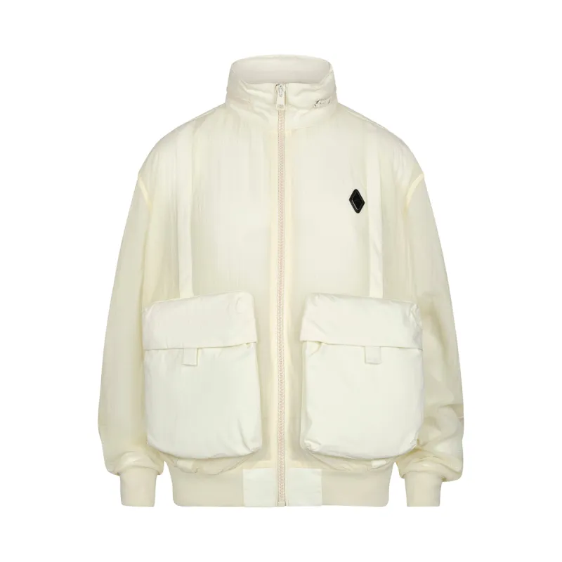 Filament Bomber Jacket in Bone sold by MARAIS