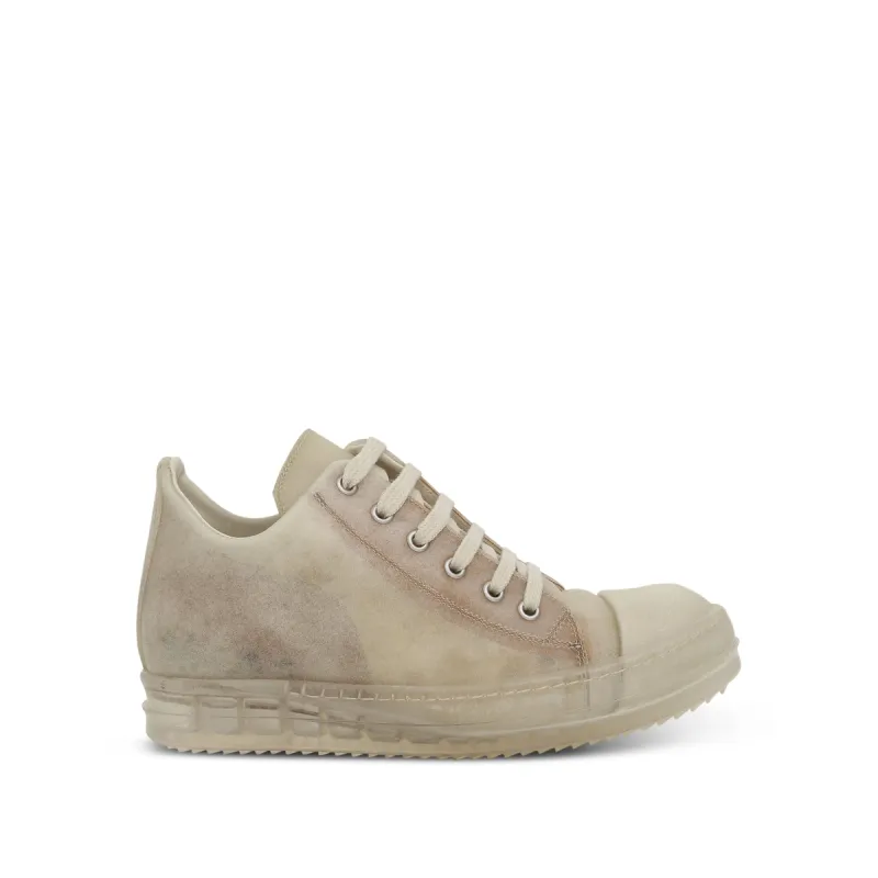 Low Leather Sneakers in Natural sold by MARAIS