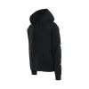 Patched Stars Vintage Hoodie in Black/White sold by MARAIS