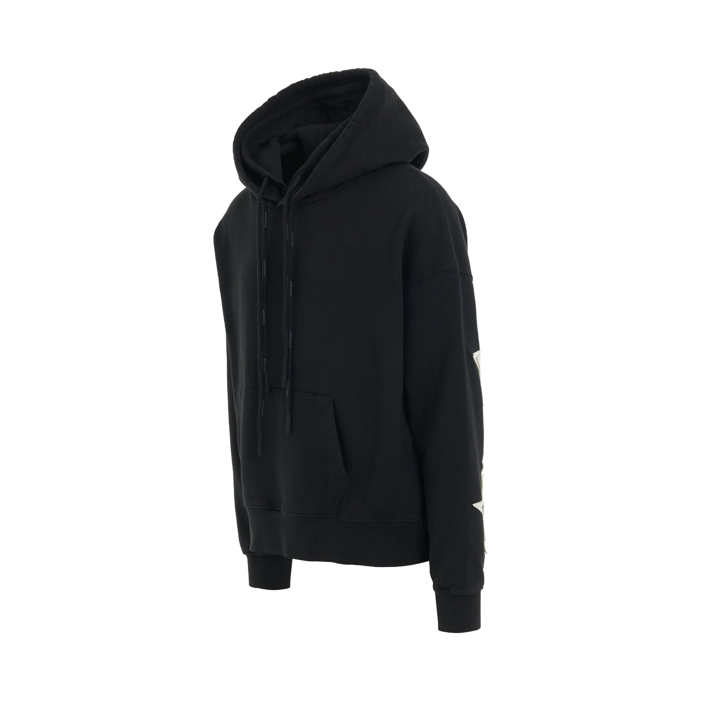 Patched Stars Vintage Hoodie in Black/White sold by MARAIS product image thumbnail 2