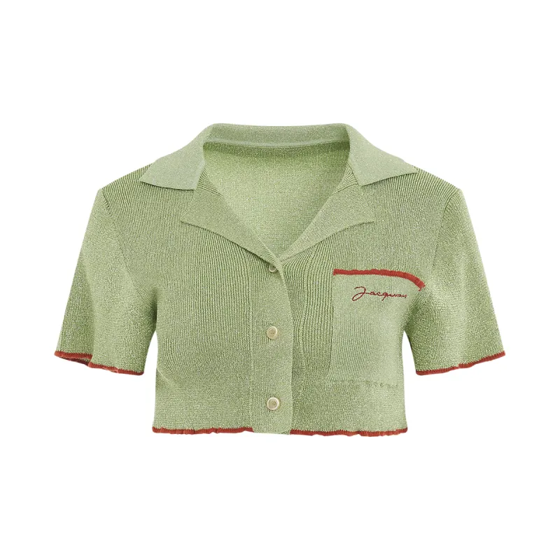 Brilho Top in Green sold by MARAIS