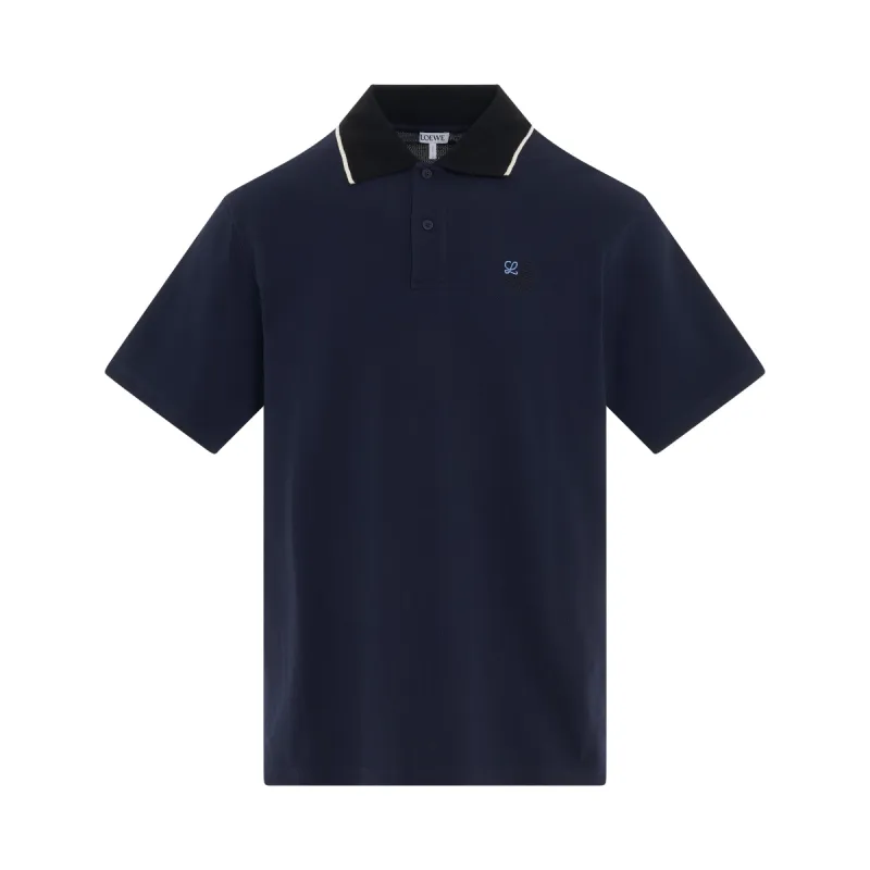 Anagram Polo in Midnight Blue made by MARAIS