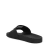3D Logo Rubber Pool Slide Sandal in Black/White sold by MARAIS