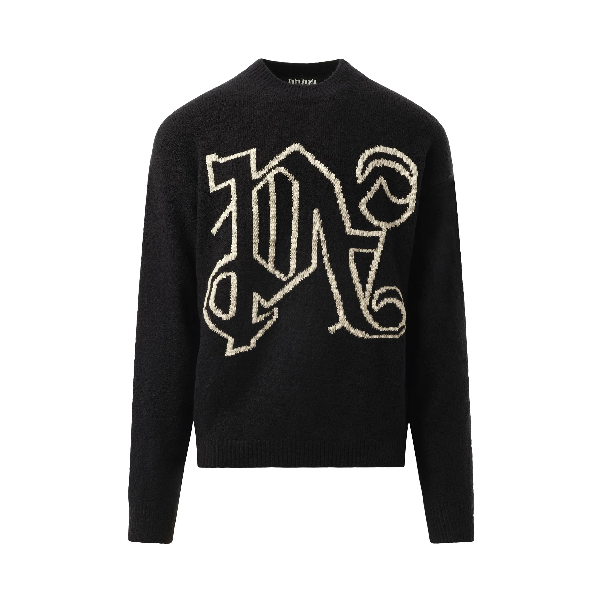 PA Monogram Sweater in Black/Off White sold by MARAIS product image thumbnail 2