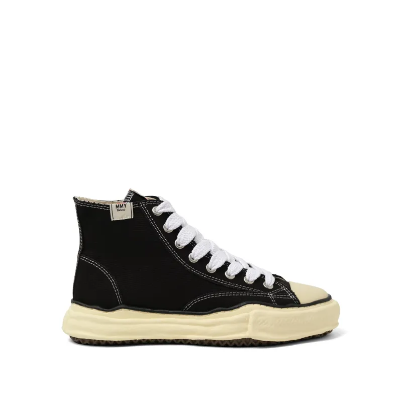 PETERSON OG Vintage High Top Sneaker in Black/White sold by MARAIS