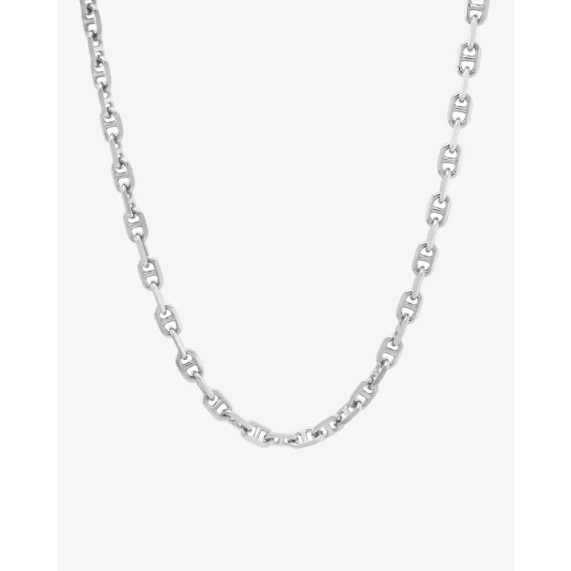 40cm Chunky Anchor Chain Necklace in Silver sold by MARAIS