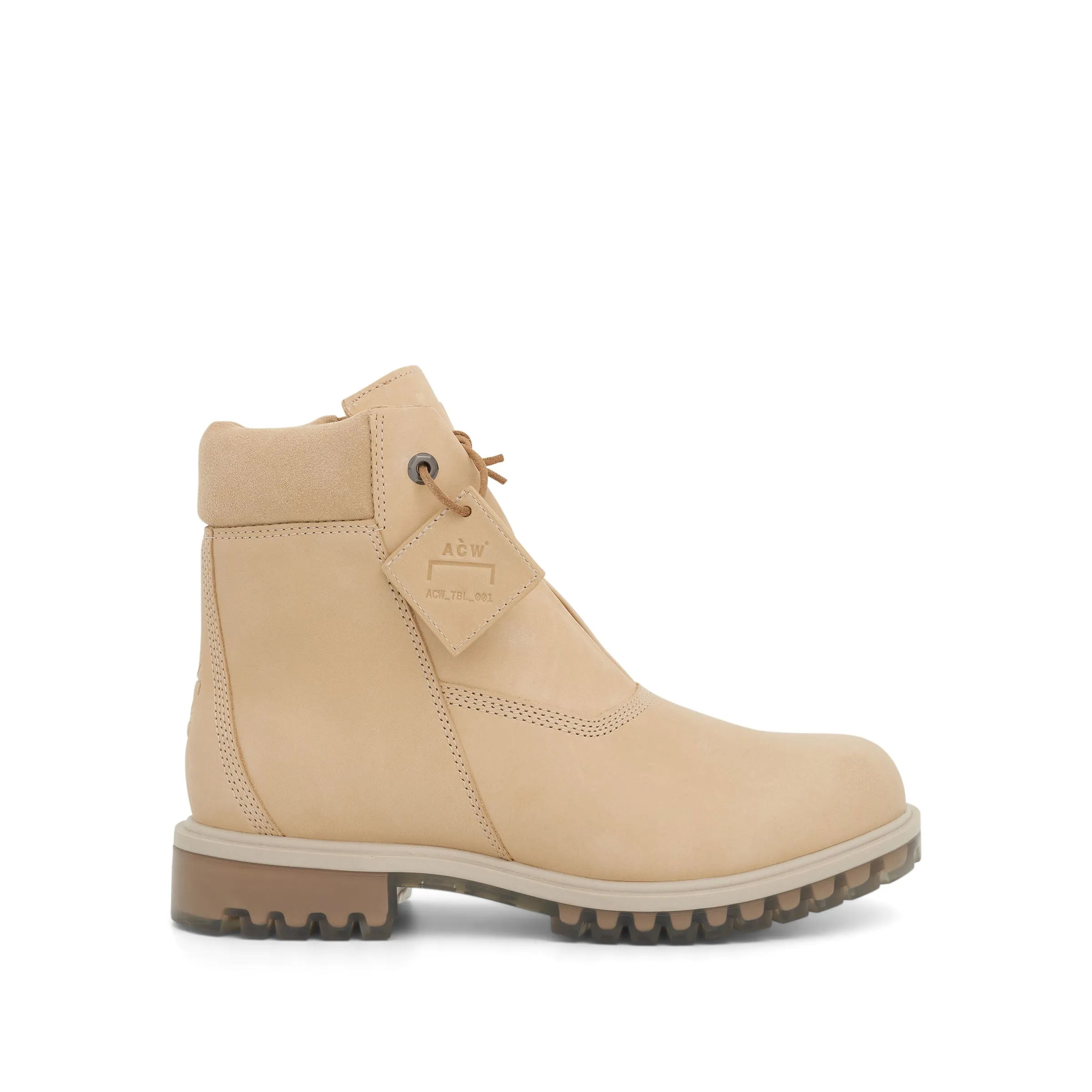 ACW x Timberland 6 Inch Boots in Stone sold by MARAIS