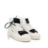 3.0 Court Calf Leather Sneakers In Colour White/Black sold by MARAIS