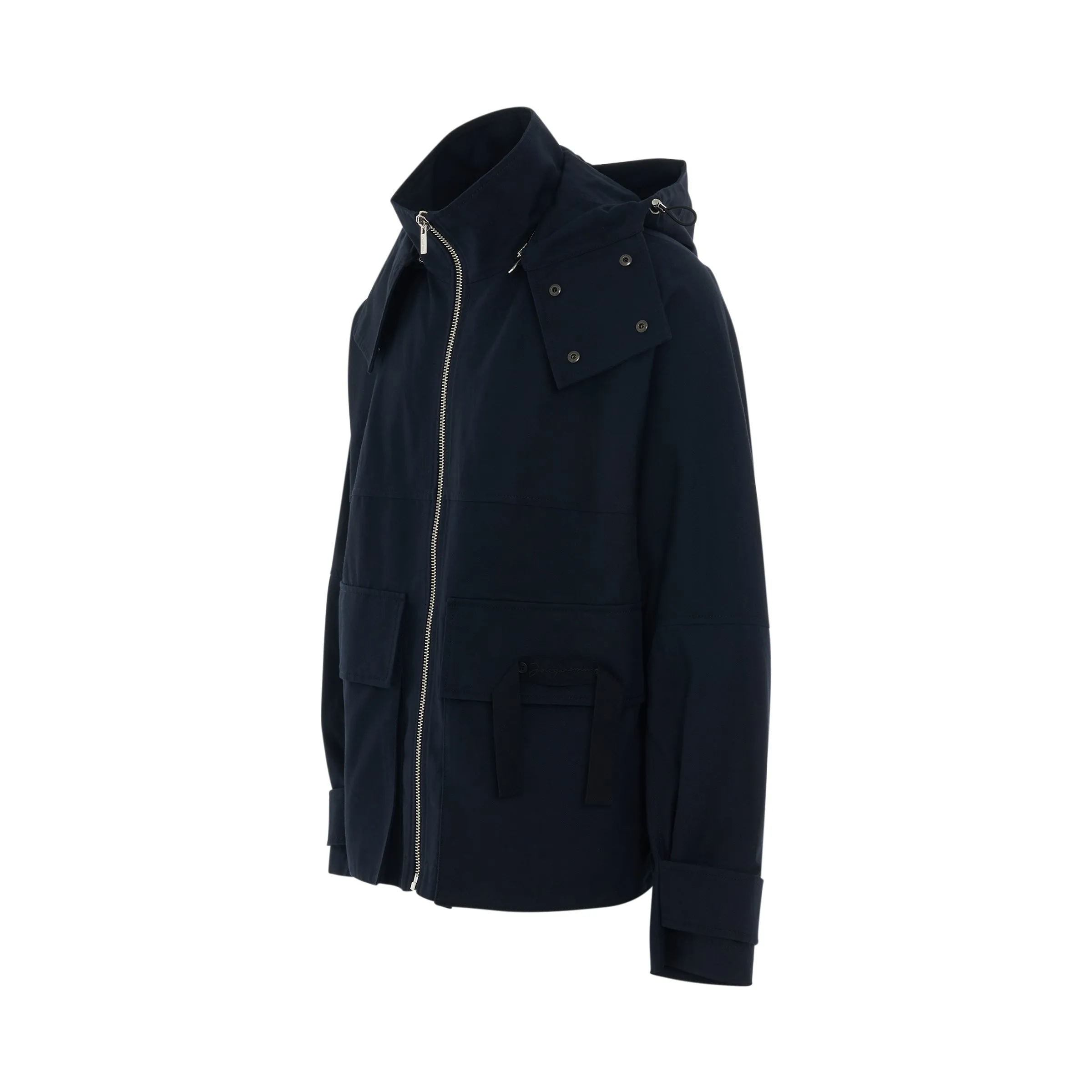 Molhado Hooded Jacket in Navy sold by MARAIS product image thumbnail 2