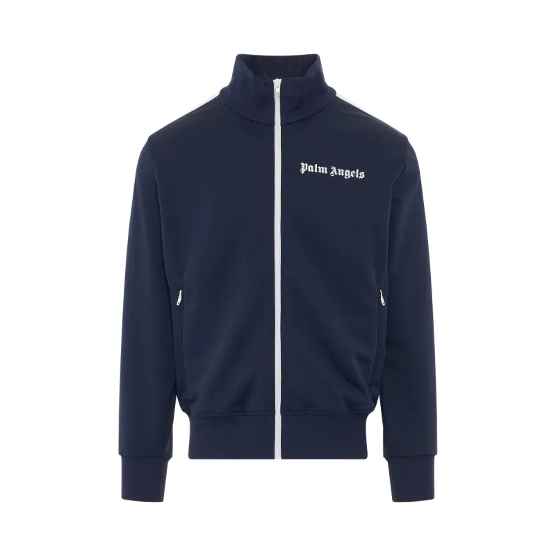 PA Classic Track Jacket in Navy Blue/White sold by MARAIS