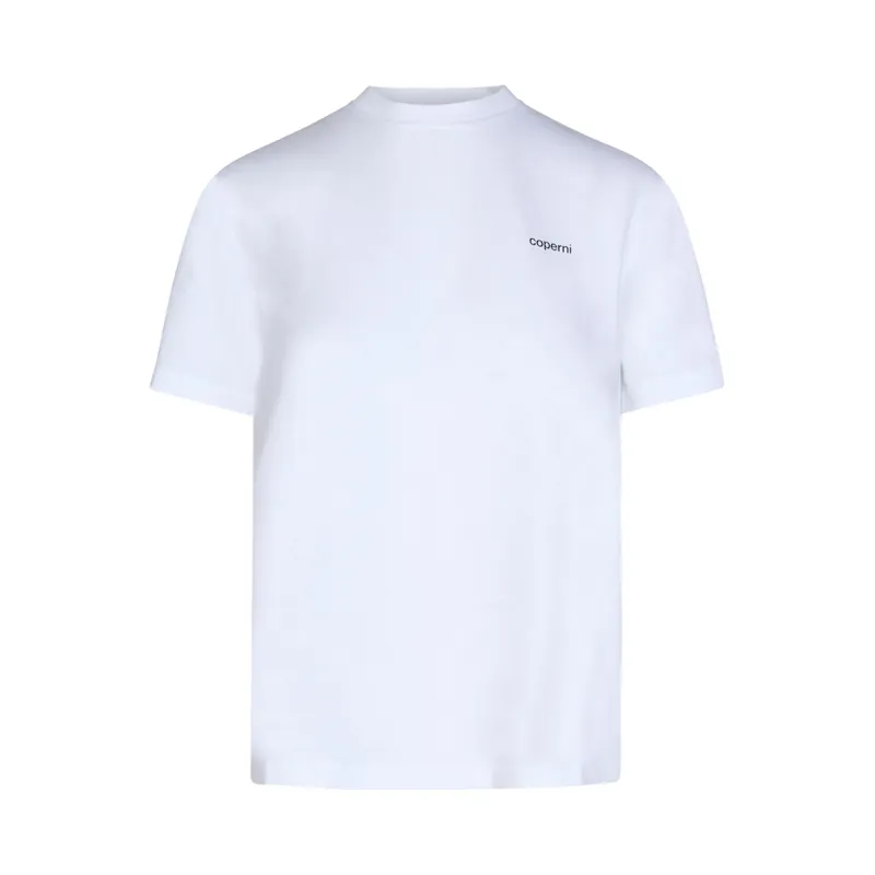 Logo Boxy T-Shirt in Optic White sold by MARAIS