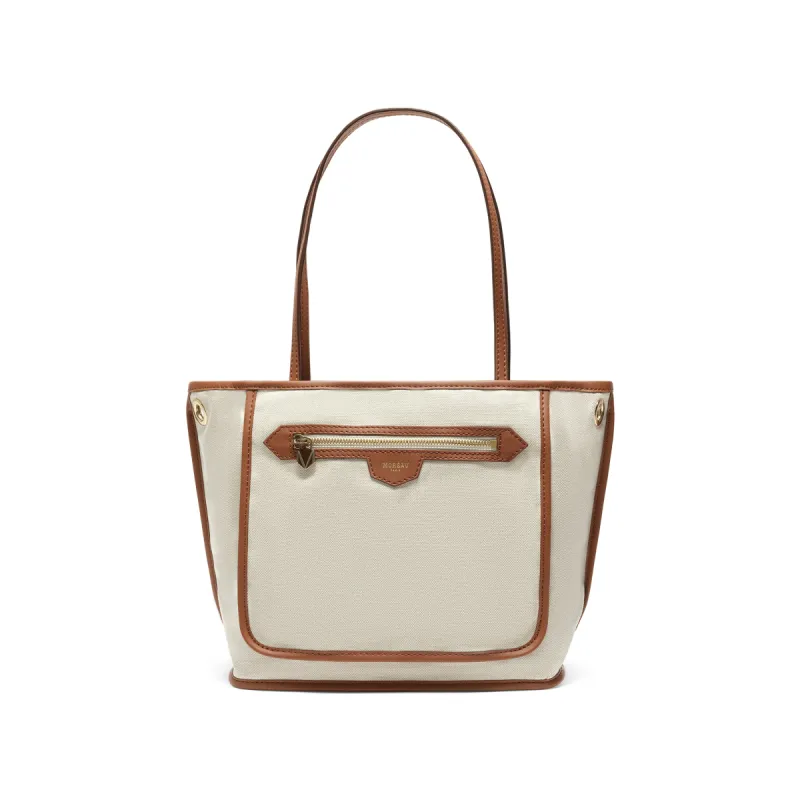 Saint Tropez Tote Reverse PM in Natural sold by MARAIS