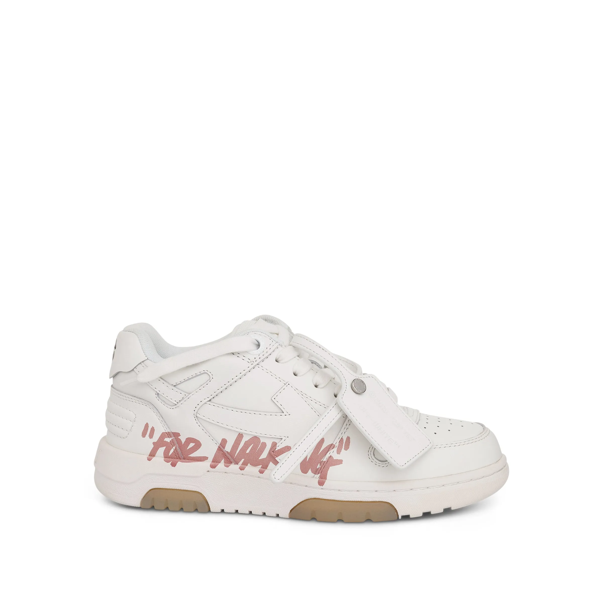 Out Of Office "For Walking" Sneaker in White/Pink sold by MARAIS