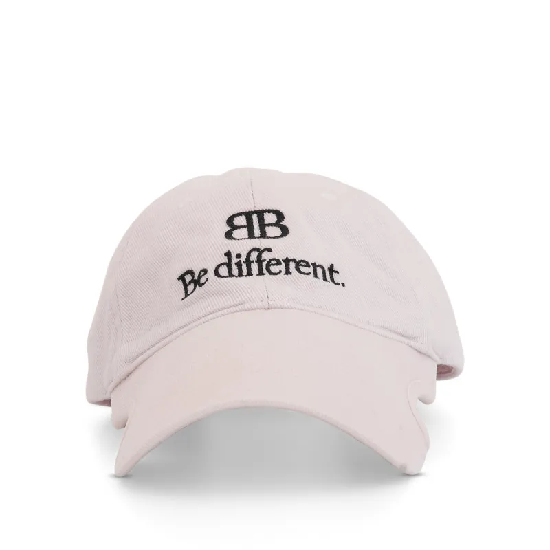 Be Different Cap in Ecru/Black sold by MARAIS