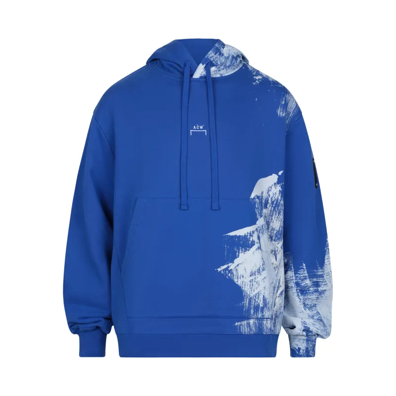 Brushstroke Hoodie in Volt Blue sold by MARAIS