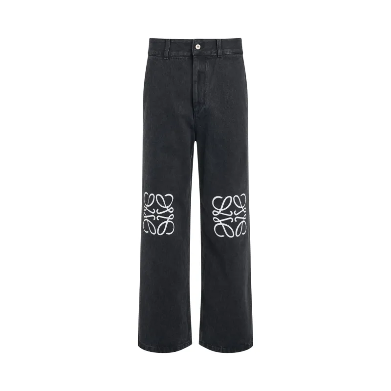 Anagram Baggy Jeans in Black sold by MARAIS