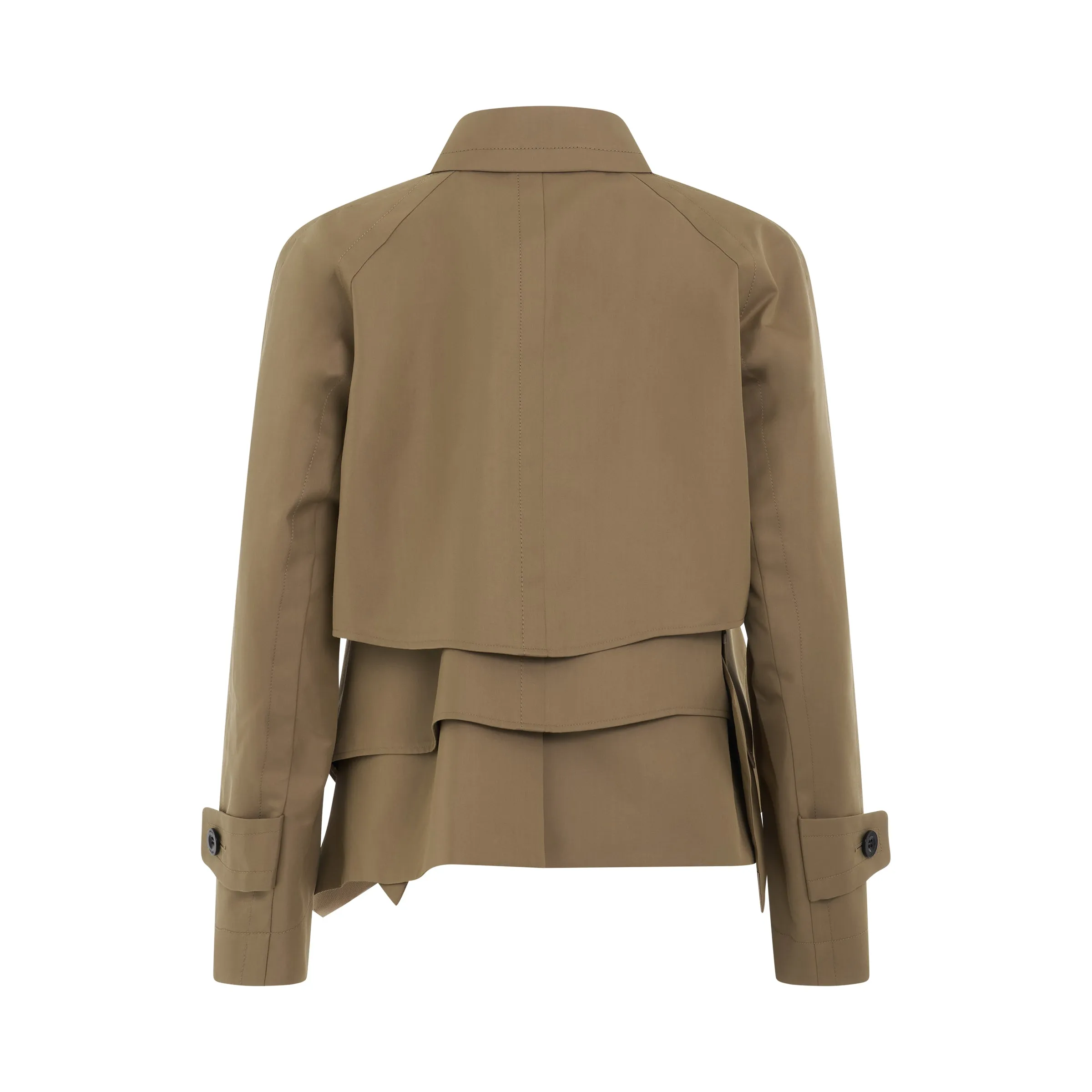 Cotton Gabardine Blouson in Beige sold by MARAIS product image thumbnail 4