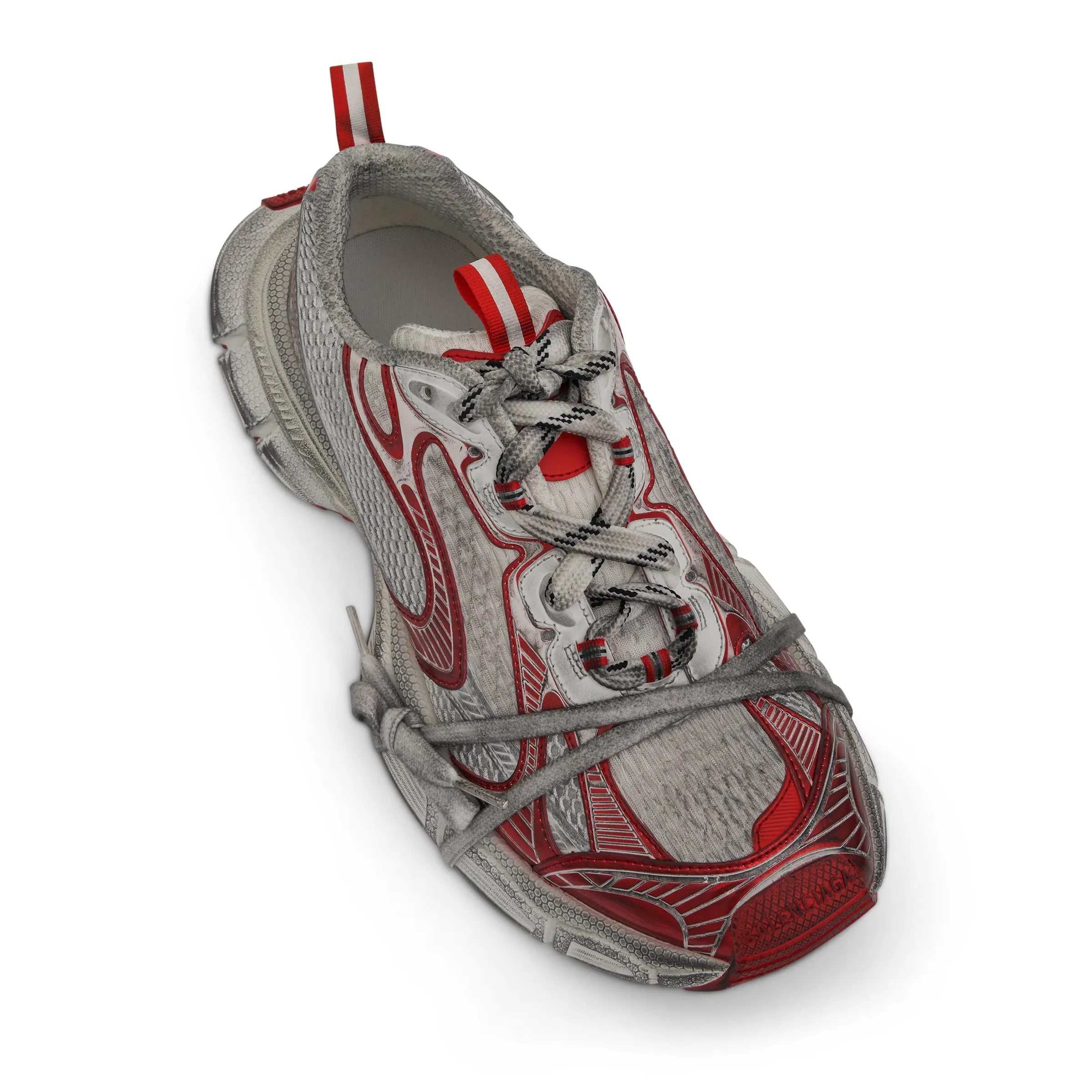 3XL Sneaker in White/Red sold by MARAIS product image thumbnail 4