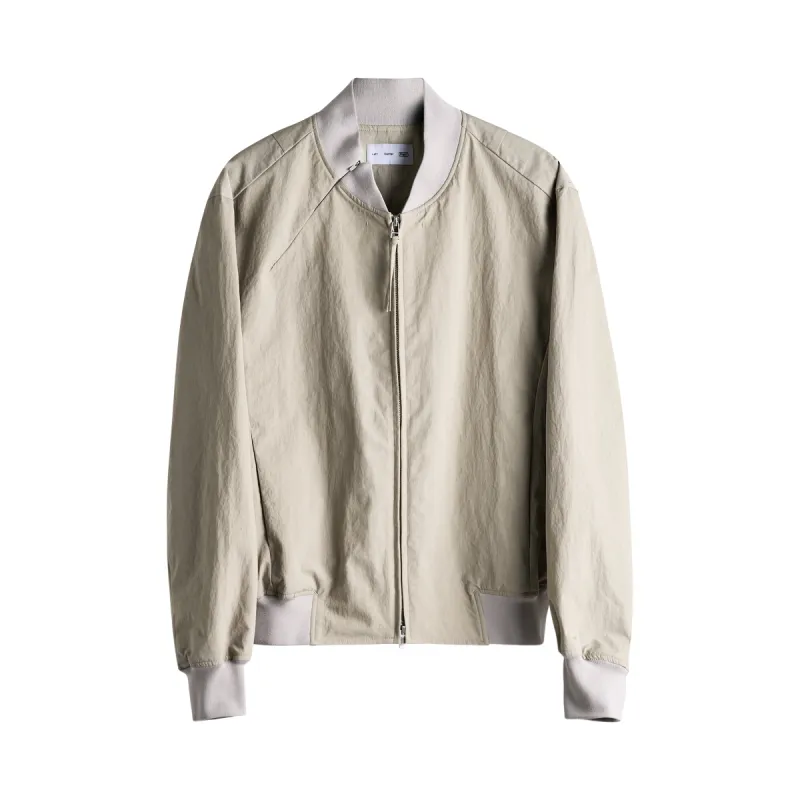 6.0 Bomber Jacket (Right) in Warm Grey sold by MARAIS