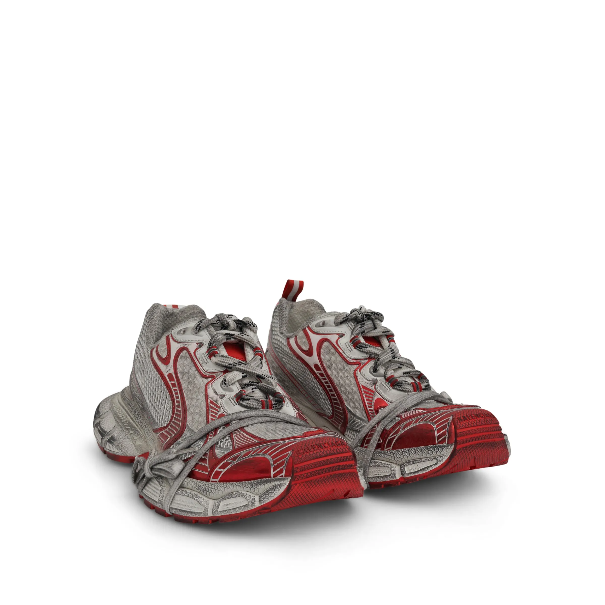 3XL Sneaker in White/Red sold by MARAIS product image thumbnail 2