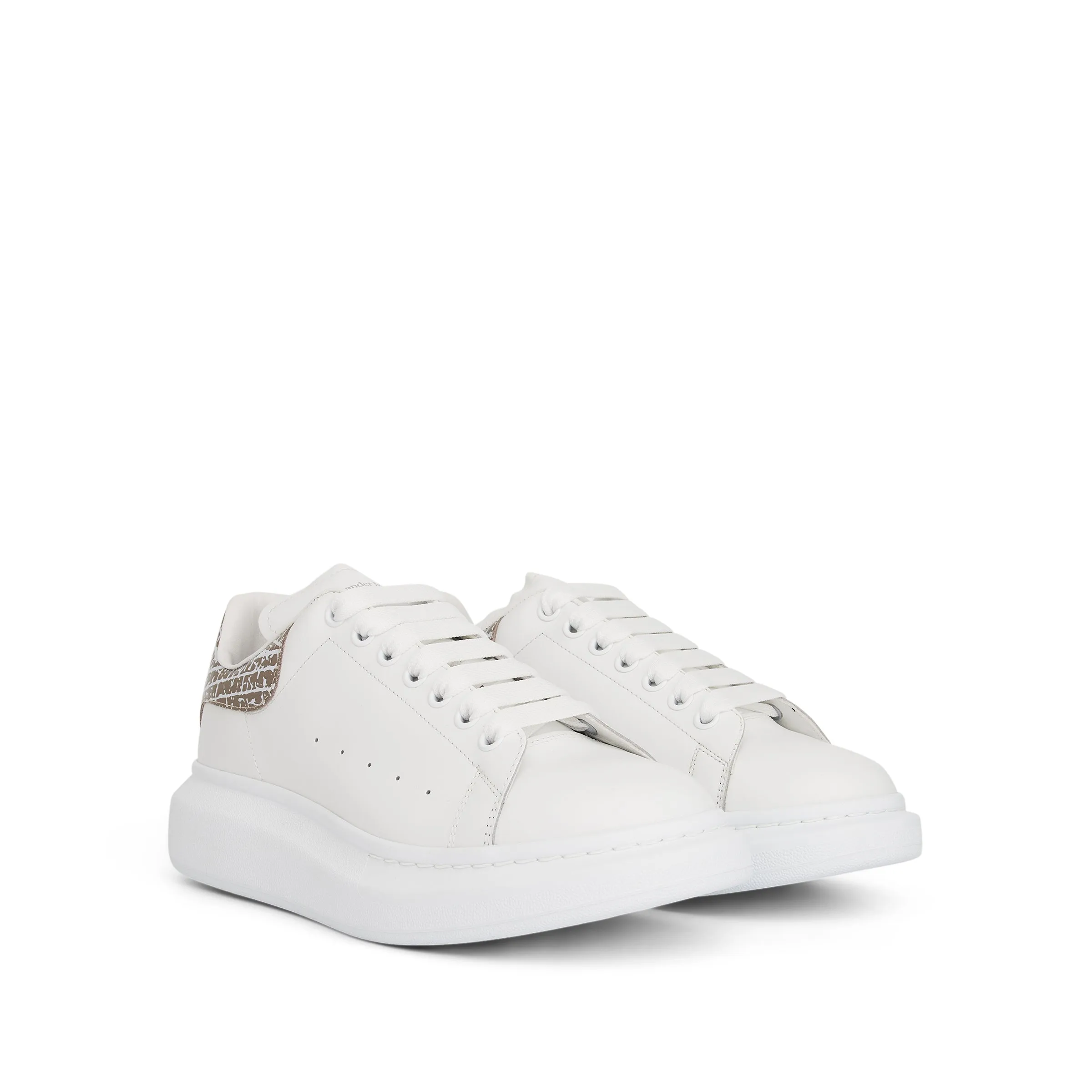 Larry Oversized Sneaker in White/Silver sold by MARAIS product image thumbnail 2