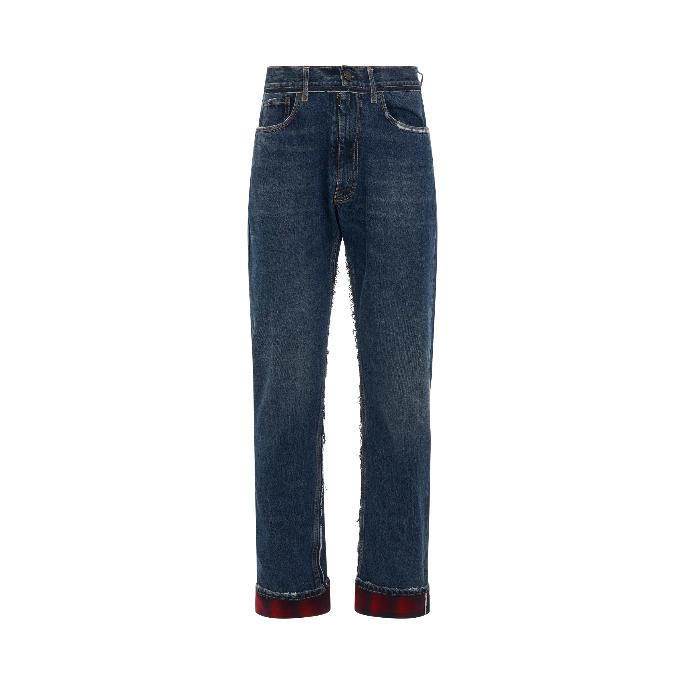 Relax Fit Fold Jeans in Indigo sold by MARAIS