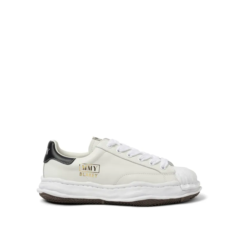 BLAKEY OG Leather Low Top Sneaker in White made by Maison MIHARA YASUHIRO